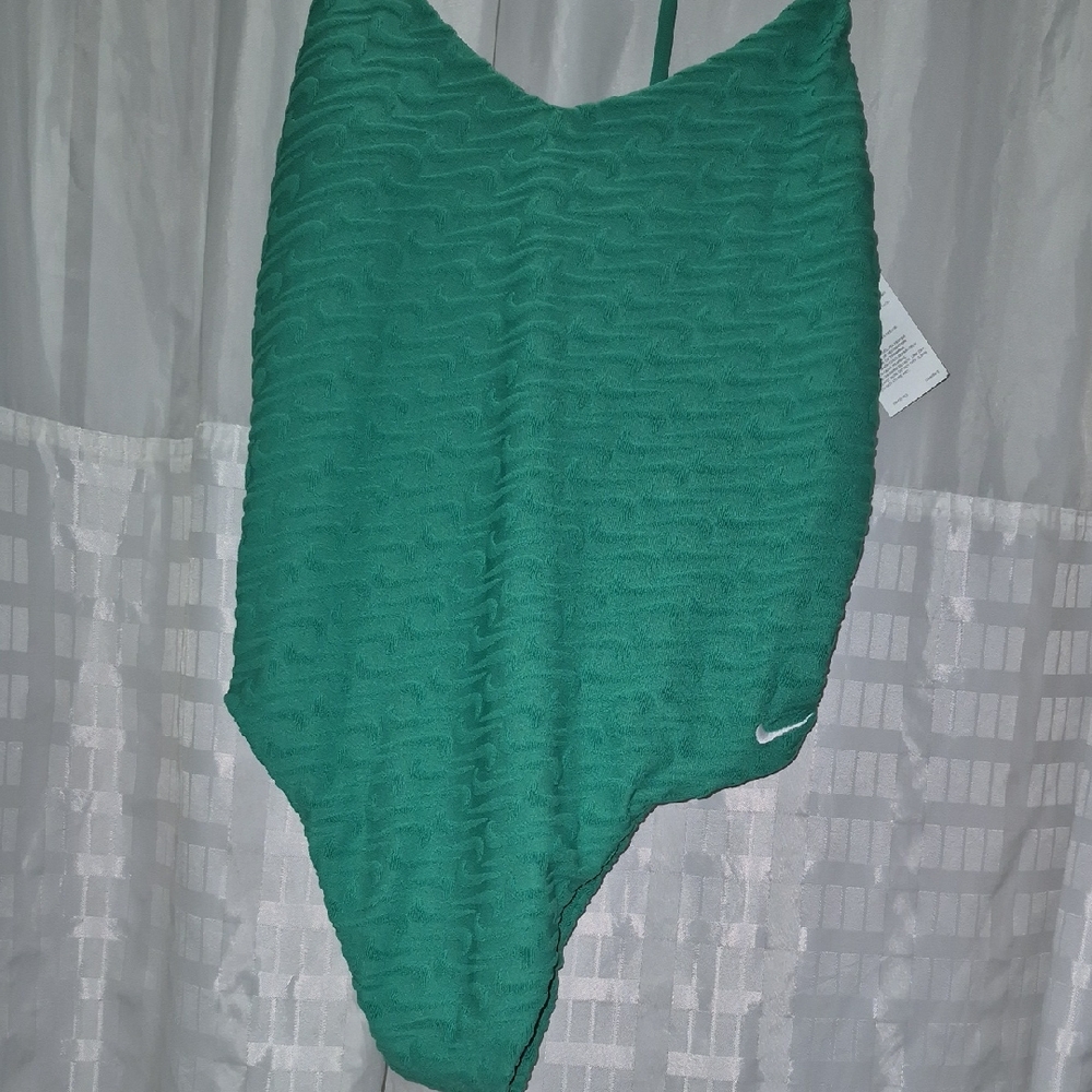Nike Green One Piece Swimwear
